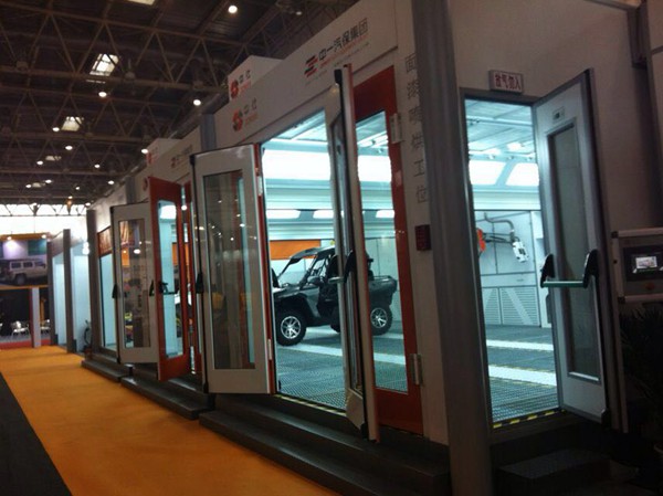 Sheet metal spray line w