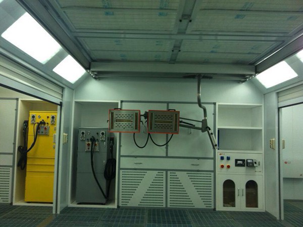 Sheet metal spray line w