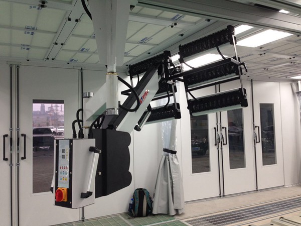 Sheet metal spray line w